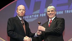 Frank Livas president of Brake amp Clutch Inc was installed as the 48th President of the NTEA during the Presidentrsquos Breakfast and NTEA Annual Meeting on March 7 Livas accepted the gavel from immediate past president Steve Sill Frank Livas president of Brake amp Clutch Inc was installed as the 48th President of the NTEA during the Presidentrsquos Breakfast and NTEA Annual Meeting on March 7 Livas accepted the gavel from immediate past president Steve Sill