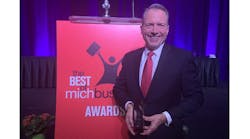 Daryl Adams, Spartan Motors president and chief executive officer, recently was recognized as MichBusiness&apos; Transformative Leader of the Year.