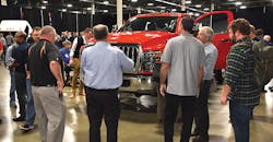 Upfitters at the Truck Product Conference get an advance look at the new International CV Series chassis cab ahead of its official release this month.