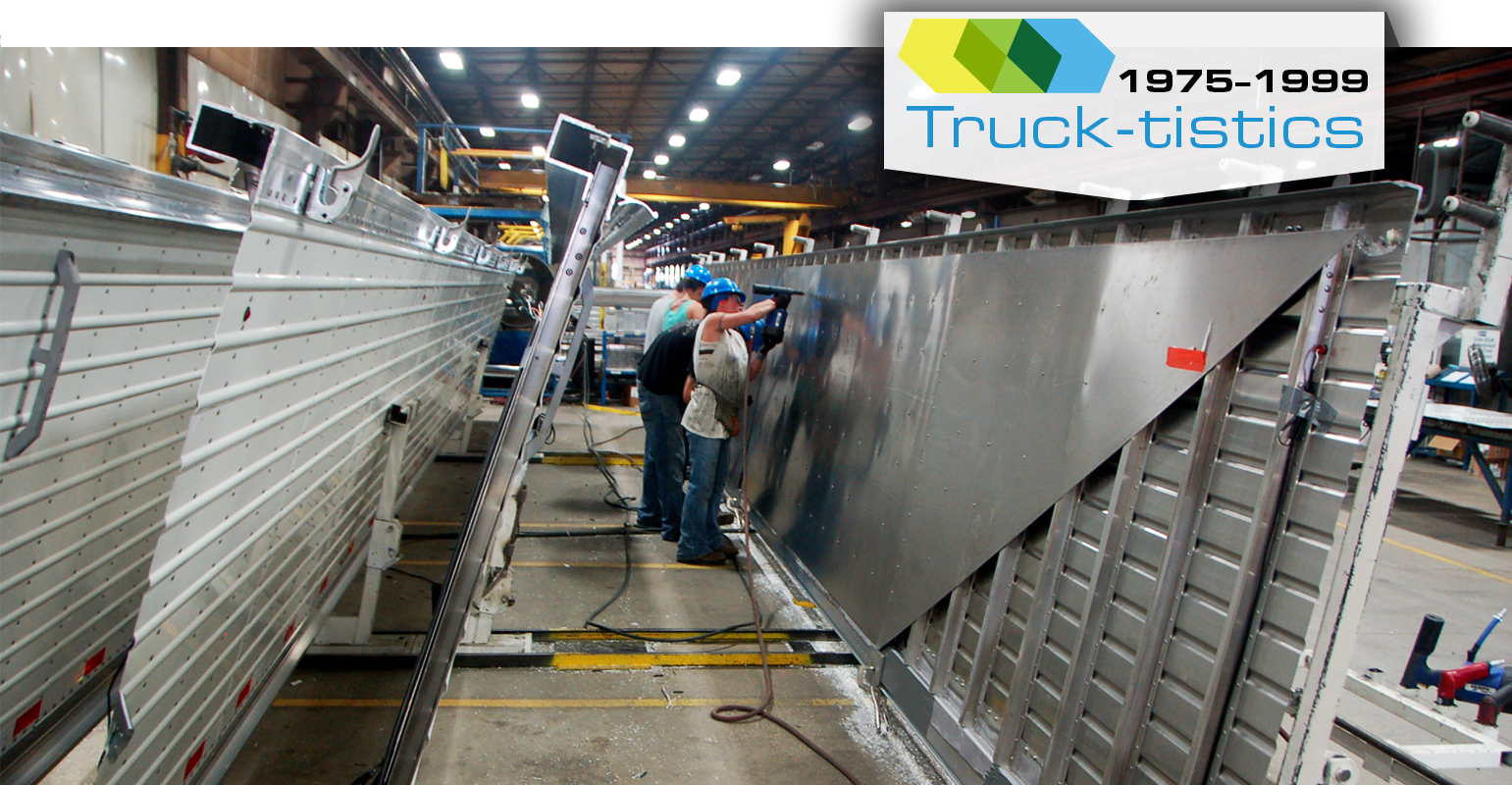 Interior shot of trailer manufacturing facility