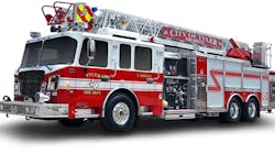 A Texas fire department recently ordered 13 custom-built fire apparatus from Spartan ER, the company said, including two aerials like this one for city of Tyler.