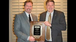 Dale Jones, left, is the new chairman of TTMA. Dan Giles, right, completed his term as chairman at the end of the convention.