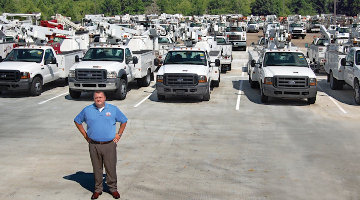 George McMahon has built Utility Fleet Sales into a $16-million company despite the economic downturn, using a $10,000 credit-card advance, Internet savvy, and blue-collar work.