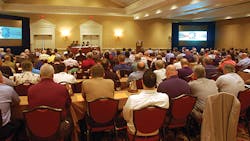 The fleet panel discussion attracts a crowd during the second general session of the TTMA convention in Point Clear AL The fleet panel discussion attracts a crowd during the second general session of the TTMA convention in Point Clear AL