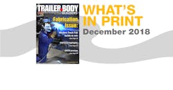 Trailer/Body Builders, December 2018 issue cover Trailer/Body Builders, December 2018 issue cover