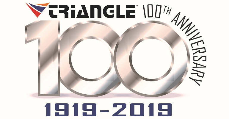 Triangle Suspension Systems 100 years logo