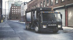 Mack Trucks plans to partner with Republic Services to build and operate a fully electric LR refuse truck.