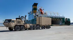 Palletized Load System truck and trailer