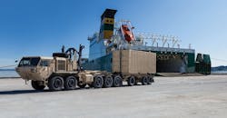 Palletized Load System truck and trailer Palletized Load System truck and trailer