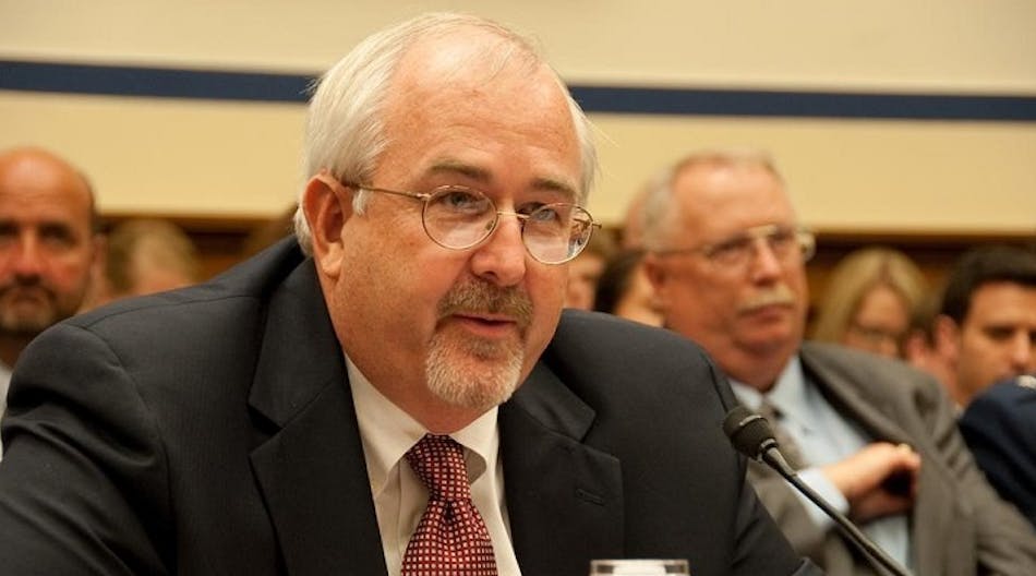 Former FEMA administrator W. Craig Fugate, here testifying before the House Committee on Transportation and Infrastructure after Hurricane Katrina, will deliver the keynote address at the 2019 Fleet Technical Congress.