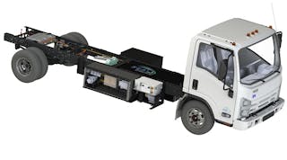 The Pantech-bodied Isuzu NRR features the SEA Drive 120b power system.