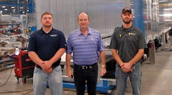 The new MAC Trailer plant is under the direction of Jeff Sheen, general manager of MAC&rsquo;s refuse equipment division; Mike Conny, president of MAC Trailer; and Tate Ray, plant manager.