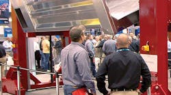 In all, 1,700 exhibiting companies showed their wares, 43,836 attendees from more than 90 countries. In all, 1,700 exhibiting companies showed their wares, 43,836 attendees from more than 90 countries.