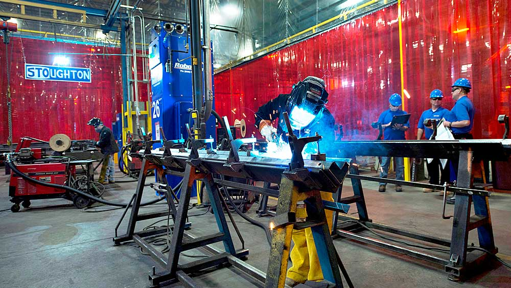 The RoboVent system installed at Stoughtonrsquos main manufacturing facility has drastically reduced fumes dust and smoke that welding produces and has even resulted in a reduction in energy costs