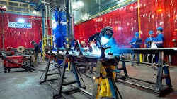 The RoboVent system installed at Stoughtonrsquos main manufacturing facility has drastically reduced fumes dust and smoke that welding produces and has even resulted in a reduction in energy costs The RoboVent system installed at Stoughtonrsquos main manufacturing facility has drastically reduced fumes dust and smoke that welding produces and has even resulted in a reduction in energy costs