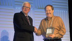 NATM President Greg Snyder presents the 2017 NATM Outstanding Member Award to Lynn Beal Big Tex Trailers Beal has served multiple terms on the NATM board of directors beginning in 2002 and has served on various committees since becoming involved in the association NATM President Greg Snyder presents the 2017 NATM Outstanding Member Award to Lynn Beal Big Tex Trailers Beal has served multiple terms on the NATM board of directors beginning in 2002 and has served on various committees since becoming involved in the association