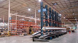 Trailerlength components such as top and bottom rails require special storage Trailerlength components such as top and bottom rails require special storage