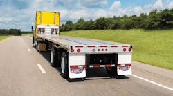 The 4000AE flatbed, introduced during the second half of 2016, is one of the new products Utility brought to the market last year. The combo trailer saves more than 500 pounds in part by replacing steel crossmembers with a new design that uses 3&rdquo; and 4&rdquo; aluminum crossmembers.