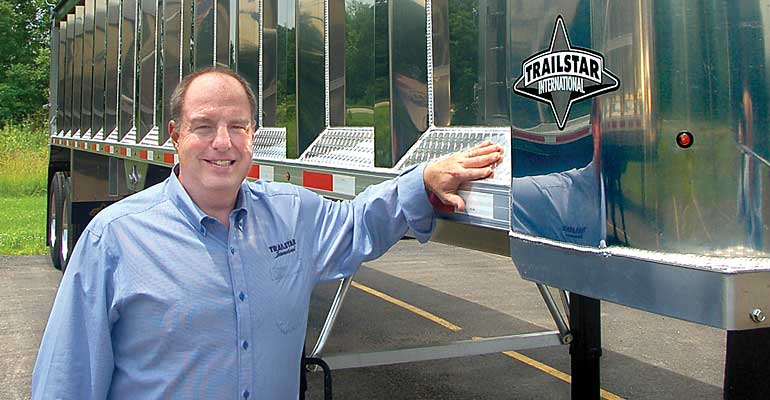 Tom Hahn is pleased to report that the Trailstar brand is once again being produced Hahn who started at the bottom with Trailstar Manufacturing in 1983 is now president of Trailstar International the company that bought his former employer in 2013