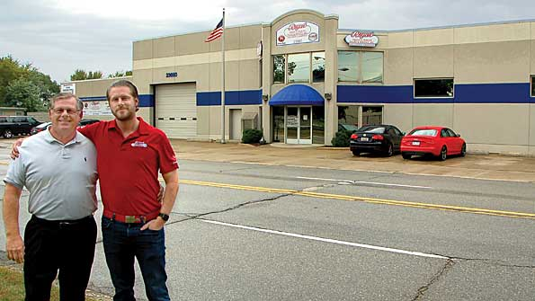 Carl and Ken Bumgardner are the fatherson team that heads up Royal Truck and Trailer Sales They are shown here with the companyrsquos third Detroit area location this one in Warren MI on the cityrsquos northeast side