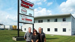 Transport Trailer Services is led by Gord Box, general manager, and Cheryl and Nick Lambevski, president. In addition to serving as president of his company, Lambevski also has served this year as president of the National Trailer Dealers Association.
