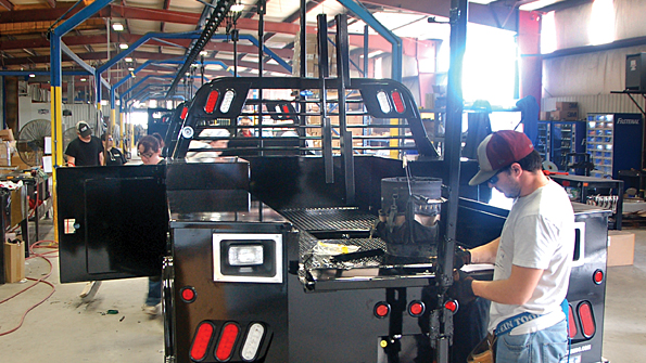 CM Truck Beds has tripled its capacity with the addition of a 100000sqft plant to its Kingston OK campus
