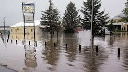 More than a foot of water flowed through the Maxey parts department in Fort Collins CO last year More than a foot of water flowed through the Maxey parts department in Fort Collins CO last year