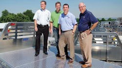 From left Charlie Horton Nick Eby Travis Eby and Menno Eby Jr have led the company into its new emphasis on truck bodies From left Charlie Horton Nick Eby Travis Eby and Menno Eby Jr have led the company into its new emphasis on truck bodies