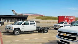 In one of the more interesting settings for a truck equipment distributor AG Van amp Truck Equipment is now located on the other side of the fence from DFW Airport The 8frac12acre site provides space for 400 trucks and vans In one of the more interesting settings for a truck equipment distributor AG Van amp Truck Equipment is now located on the other side of the fence from DFW Airport The 8frac12acre site provides space for 400 trucks and vans