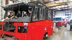Ferrara Fire Apparatus manufactures cabs, chassis, and bodies at its plant in Holden LA.