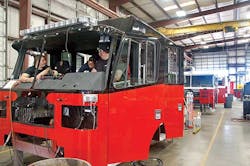 Ferrara Fire Apparatus manufactures cabs chassis and bodies at its plant in Holden LA Ferrara Fire Apparatus manufactures cabs chassis and bodies at its plant in Holden LA