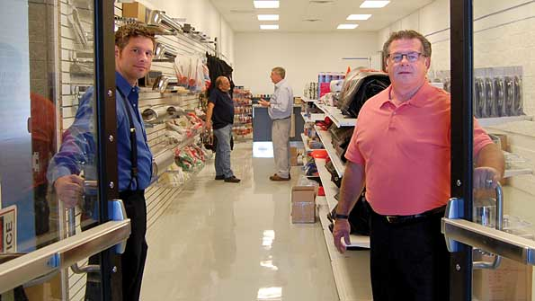 The father and son team of Ken and Carl Bumgardner opened the doors to a new parts store October 3