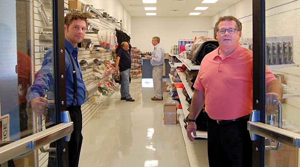 The father and son team of Ken and Carl Bumgardner opened the doors to a new parts store October 3.