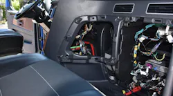 The hardware underlying the Detroit Connect platform resides in the easily accesible quotevaultquot in the new Freightliner Cascadia The quotopenquot system is designed to serve as a gateway for the wide range of telematics applications on modern commercial vehicles streaming data to the cloud from a single connection