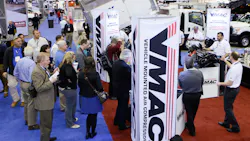 NTEA convention floor NTEA convention floor