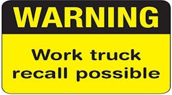 Trailerbodybuilders 4945 Warning Sign