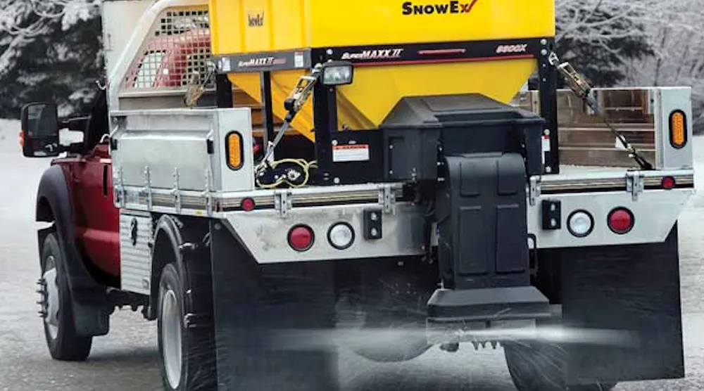 SnowEx SuperMaxx II spreaders designed to offer superior pre-wetting ...
