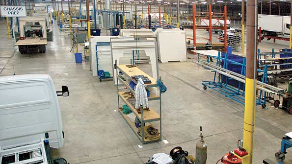 Morgan Olson is now building van bodies in a new plant in North Charleston SC The shipthrough facility is less than four miles from the MercedesBenz USA plant where Sprinter vans and cutaway chassis are processed after being shipped partially unassembled from Germany
