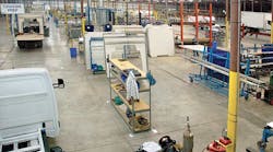 Morgan Olson is now building van bodies in a new plant in North Charleston SC. The ship-through facility is less than four miles from the Mercedes-Benz USA plant where Sprinter vans and cutaway chassis are processed after being shipped partially unassembled from Germany.