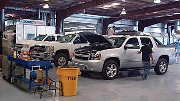 OEM Systems has a 100000sqft shop for truck equipment installations and CNG conversions