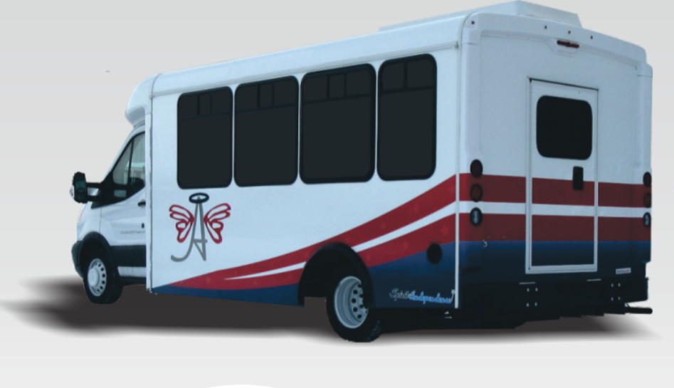 ARBOC Spirit of Independence on a Ford Transit chassis