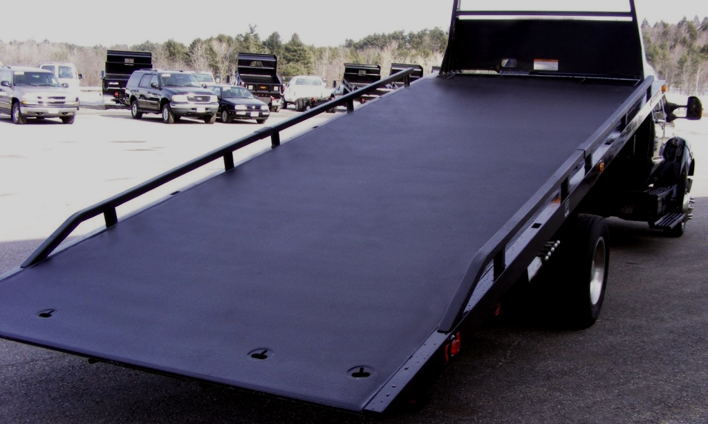 Truck bed with Chemline 7025 coating