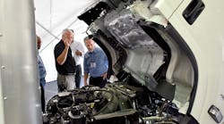 A look at Chevy engine compartment A look at Chevy engine compartment