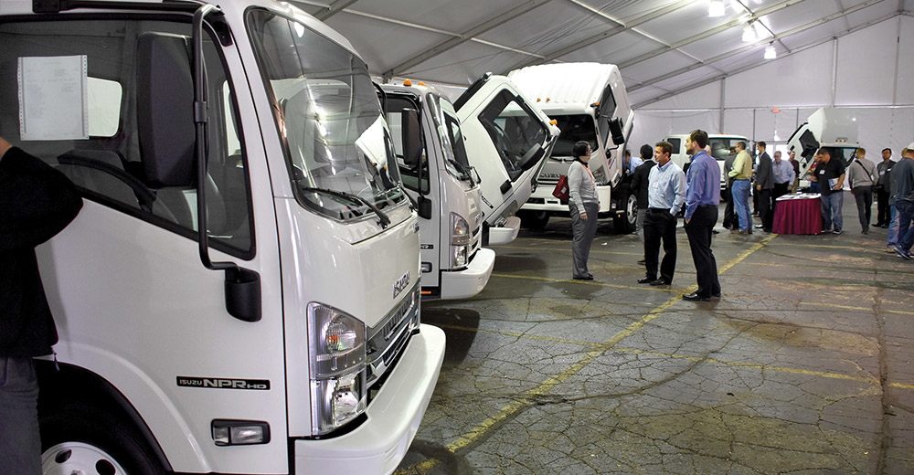 Isuzu Commercial Truck brought along a range of cabovers.