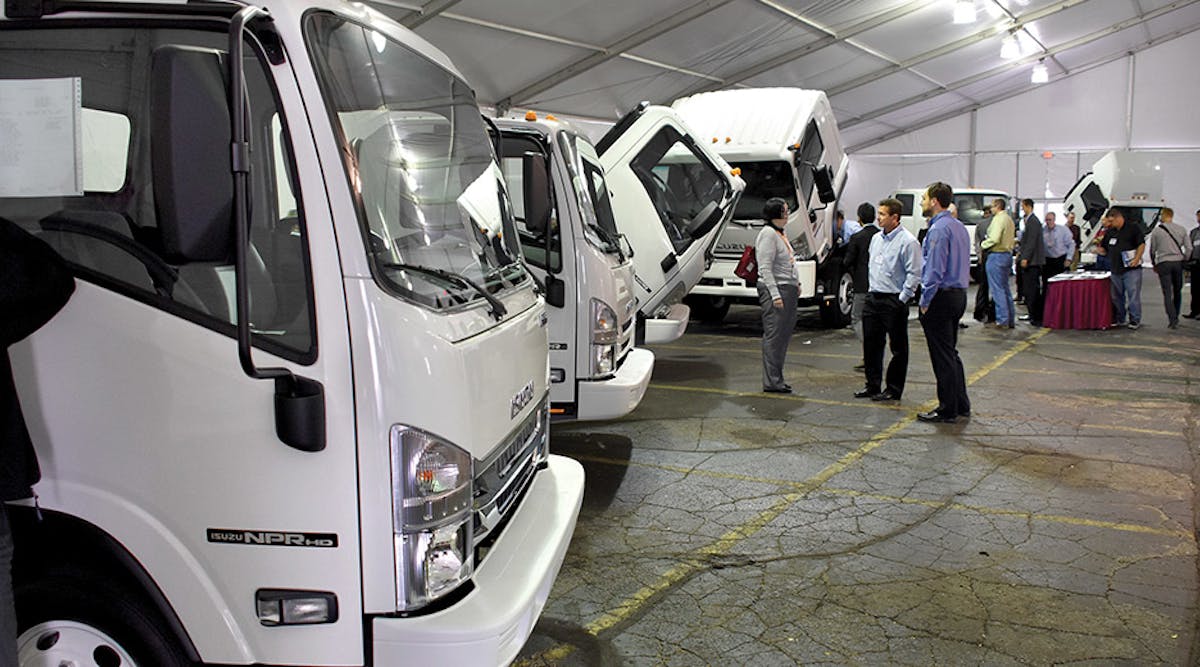 Isuzu Commercial Truck brought along a range of cabovers.