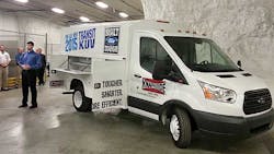 Knapheide promoted its KUV Knapheide Utility Vehicle built for installation on the new 2015 Transit cutaway chassis Knapheide promoted its KUV Knapheide Utility Vehicle built for installation on the new 2015 Transit cutaway chassis