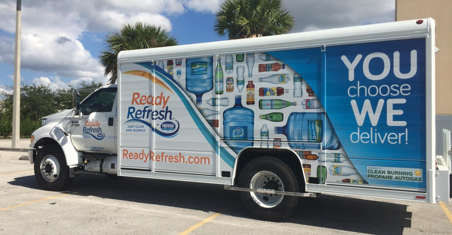 Nestle autogas truck