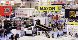 Work Truck Show exhibit hall Work Truck Show exhibit hall