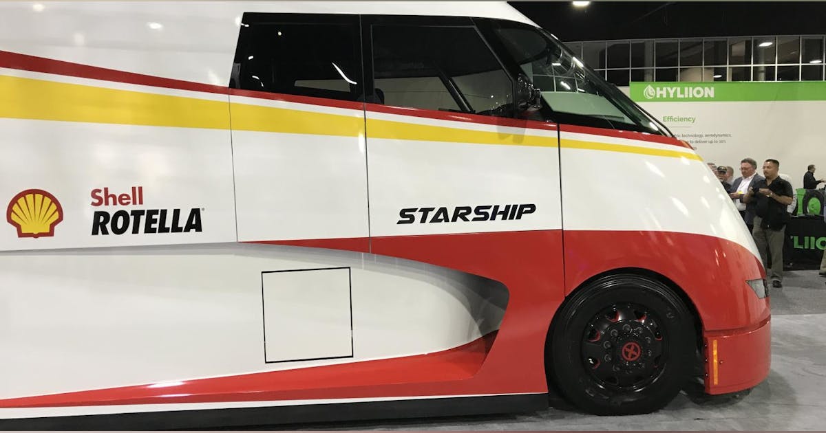 Shell unveils Starship Project truck | Trailer Body Builders