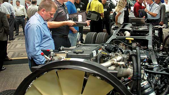 Chassis manufacturers are anticipated to remain primarily responsible for compliance with upcoming fuel economy and greenhouse gas regulations One possible change to consider the efficiency of the entire driveline rather than just the engine